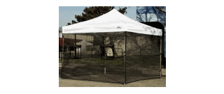Sidewall Screen Mesh Walls for Food Booths  8’ X 30’ or 8’ X 40’
