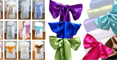 Chair Covers with Bow/Sashes