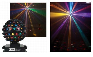 Effects Lighting: Multi-colored rotating ball
