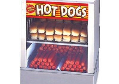 Hot Dog Steamer Display