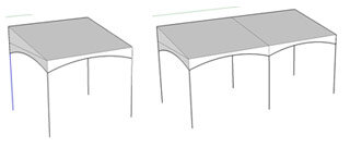 Extension Canopy  For use to extend from building or house or another tent.