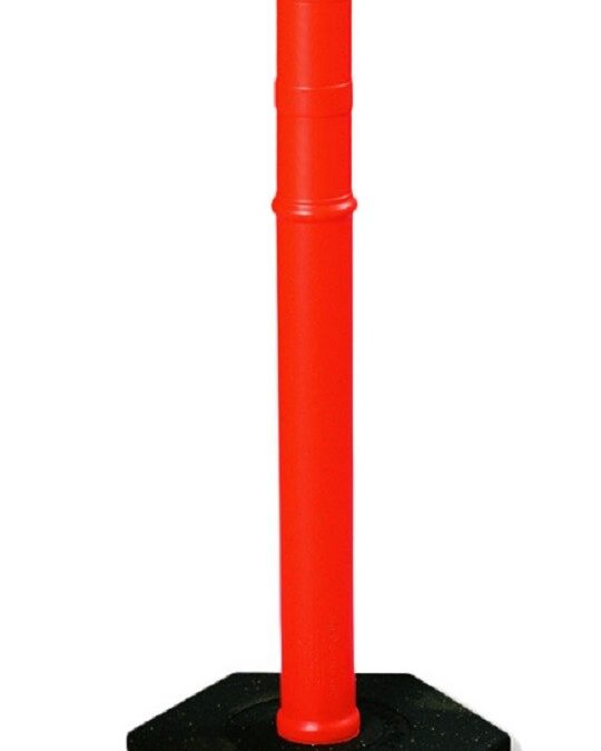 42″ Grabber Delineator Tube with rubber base