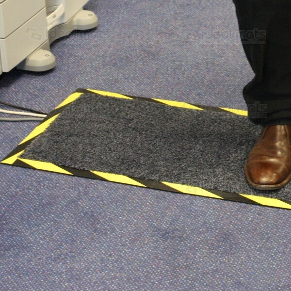 Rubber mat cable protectors used for pedestrian traffic 3’ long