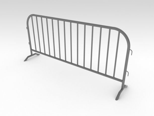 Steel Barricade 7’ long