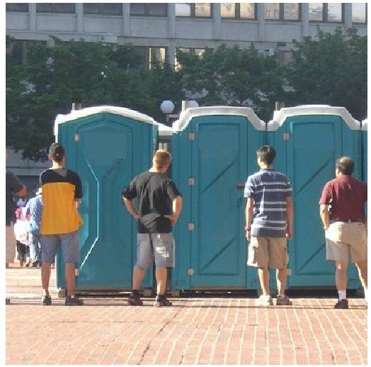 Standard portable toilets