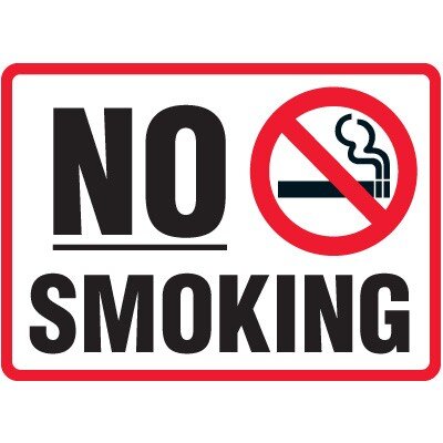 No Smoking Sign