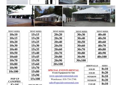 For Sale Commercial Tents & Canopies